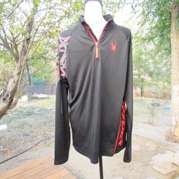 Spyder Black and Red Lightweight Jacket - Picture 1 of 4